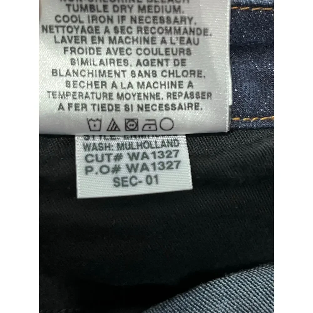 Joes Jeans Size 31x33 Womens Flare Leg Dark Wash Mid Rise Tall Preppy Work Wear